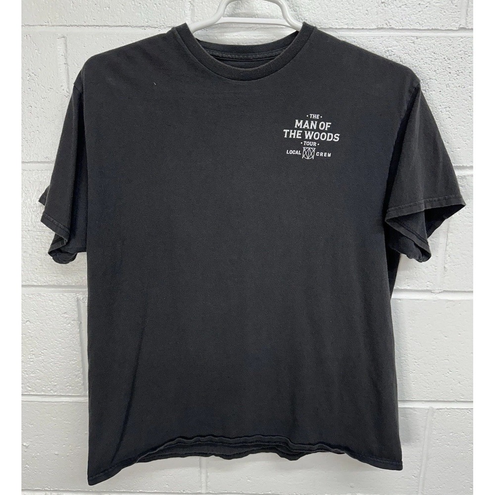 Unbranded T-Shirt Black Justin Timberlake Man Of The Woods‎ Crew / Men’s XL